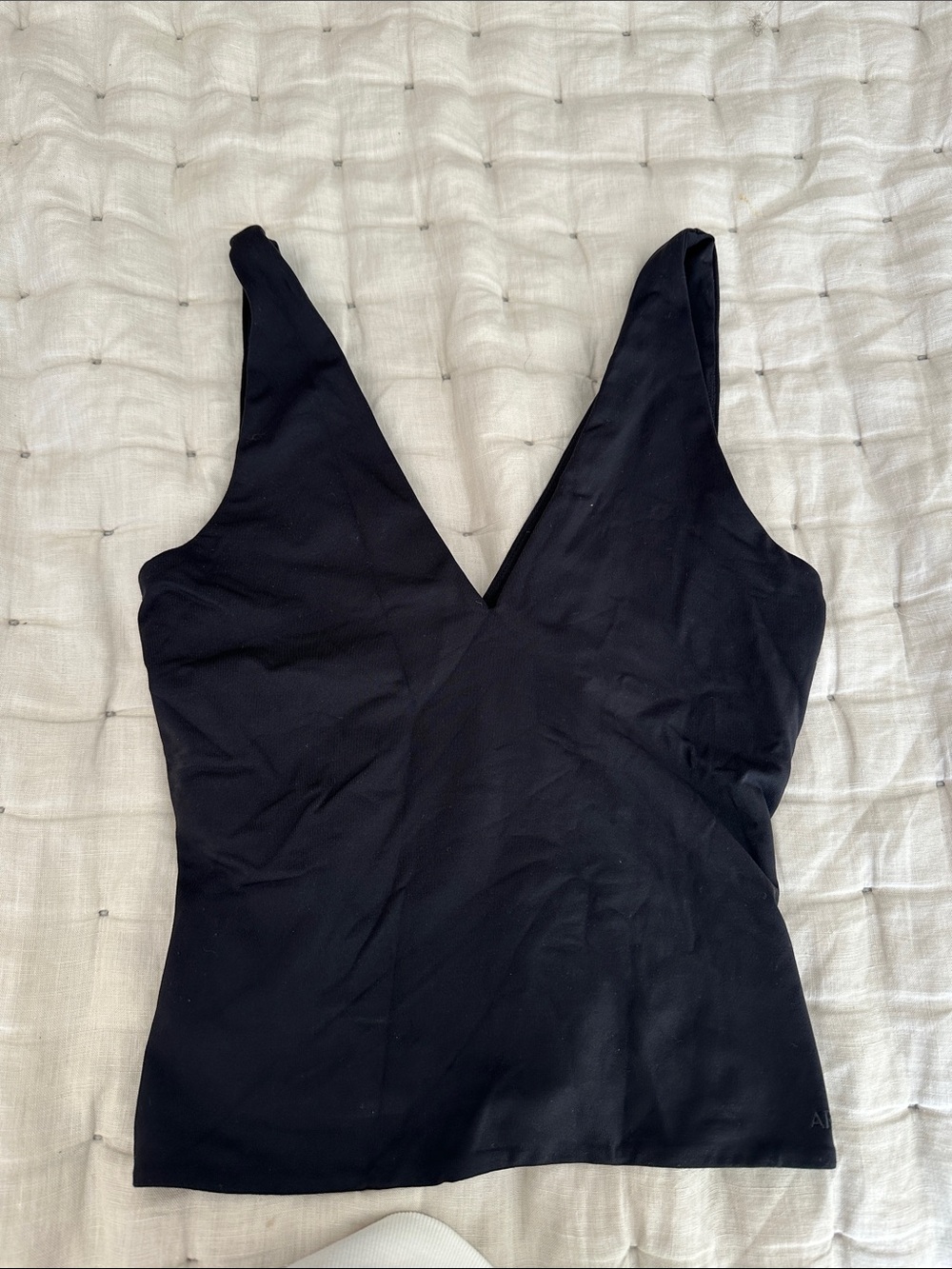 Aritzia Black V-Neck Tank Top - Women's Intimates
